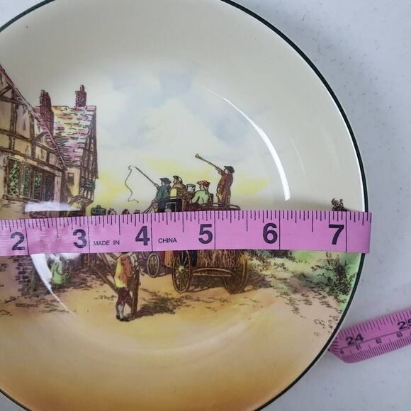 ROYAL DOULTON Old English Coaching Scenes Dinner Plate Collectors England - Picture 5 of 5
